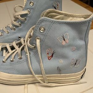 Butterfly Blue Converse